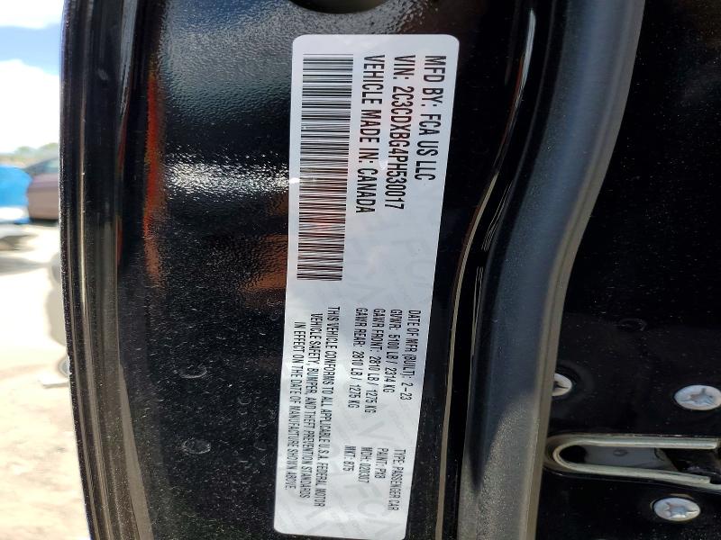 Aukcja sprzedaży 2023 Dodge Charger, vin: 2C3CDXBG4PH530017, numer aukcji: 53708006