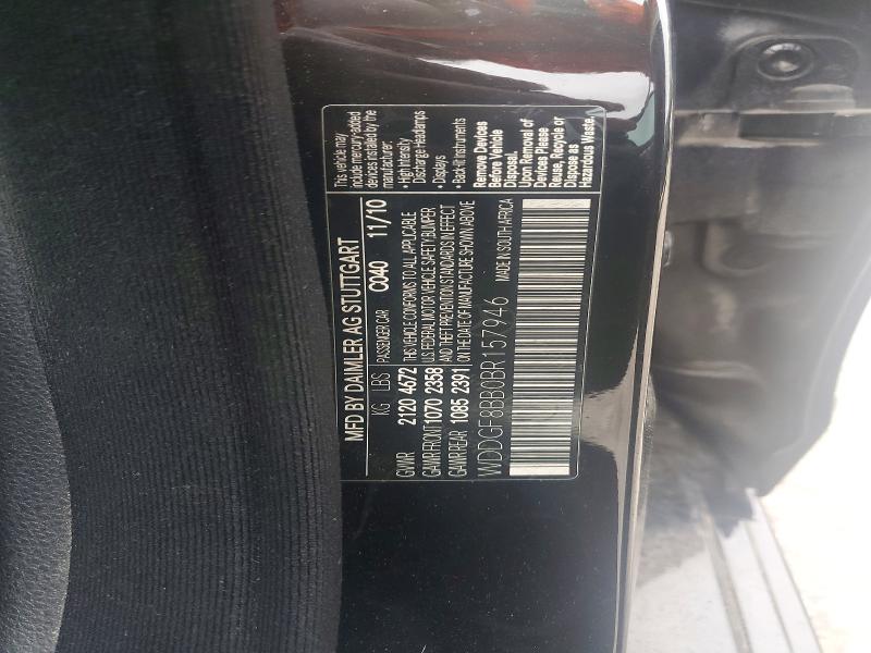 Auction sale of the 2011 Mercedes-benz C, vin: WDDGF8BB0BR157946, lot number: 54882736