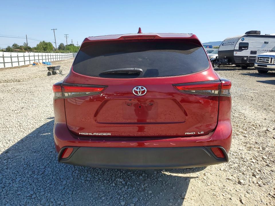 52855726 :رقم المزاد ، 5TDBZRBH6LS505631 vin ، 2020 Toyota Highlander مزاد بيع