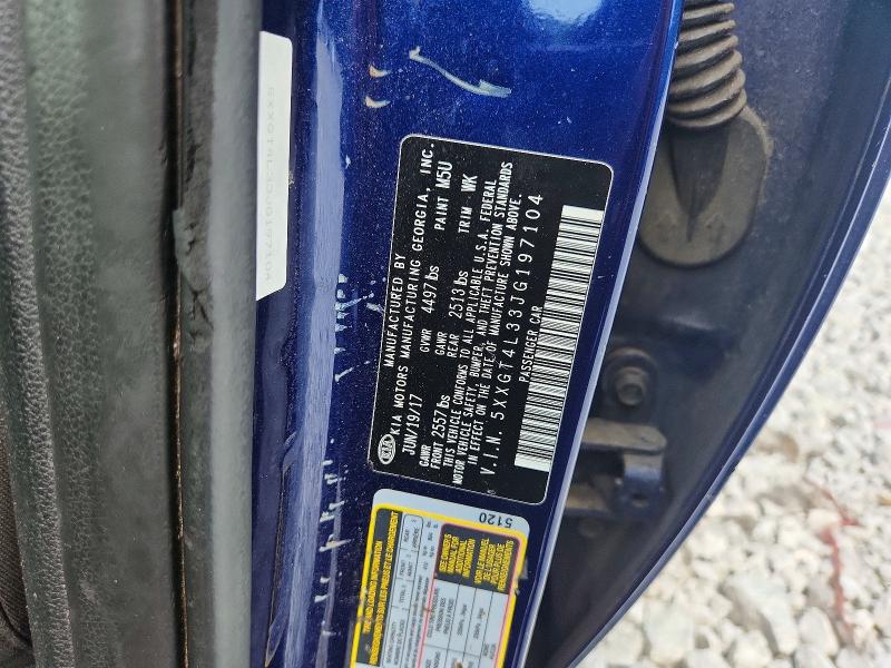 Aukcja sprzedaży 2018 Kia Optima, vin: 5XXGT4L33JG197104, numer aukcji: 54389576