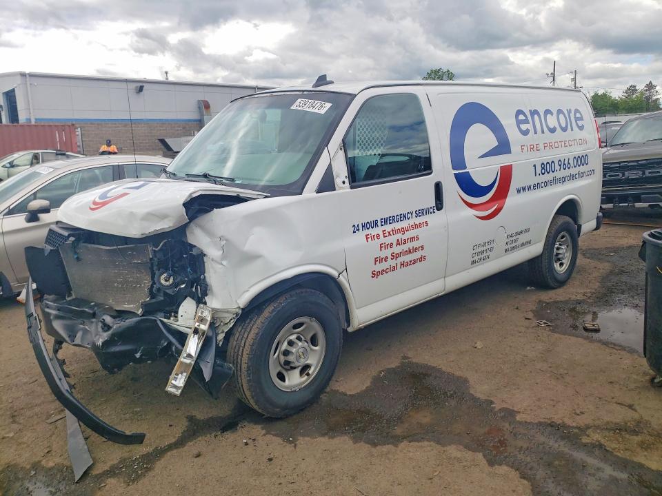 53918476 :رقم المزاد ، 1GCWGAFP8N1175081 vin ، 2022 Chevrolet Express G2500 مزاد بيع