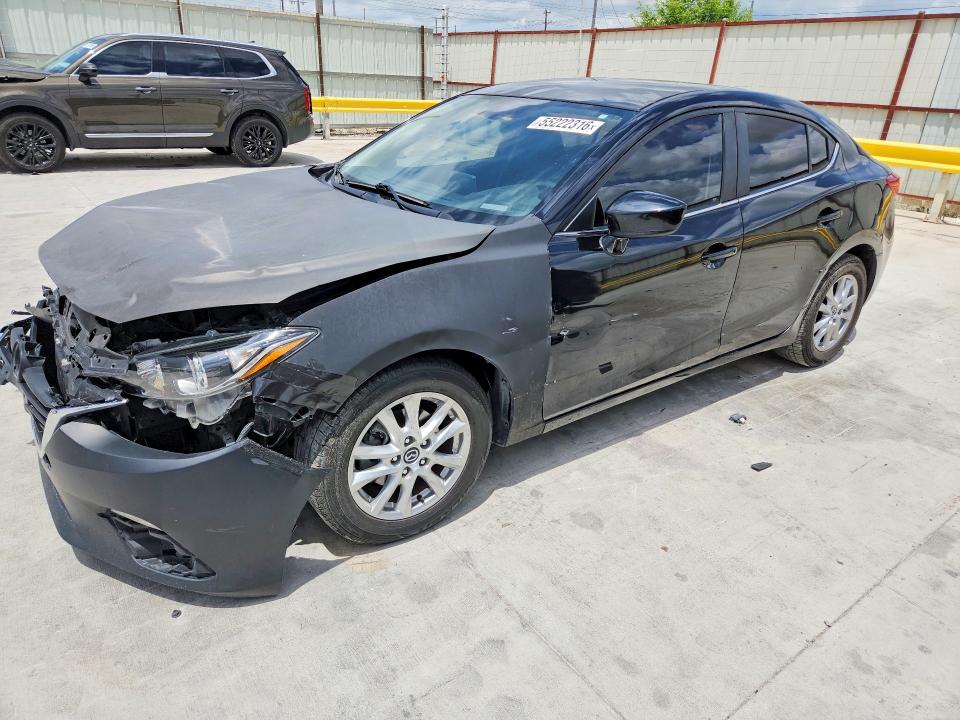 55222316 :رقم المزاد ، JM1BM1U74G1325636 vin ، 2016 Mazda 3 مزاد بيع