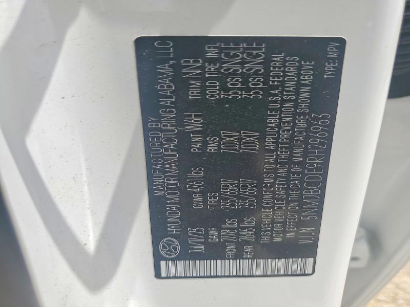 Продаж на аукціоні авто 2024 Hyundai Tucson, vin: 5NMJBCDE9RH296963, номер лоту: 51662226