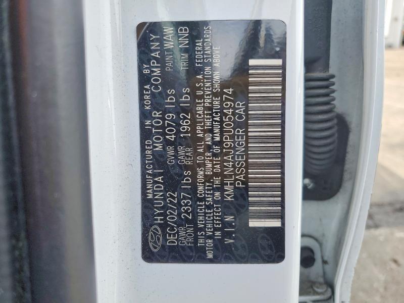 52509786 :رقم المزاد ، KMHLN4AJ9PU054974 vin ، 2023 Hyundai Elantra مزاد بيع