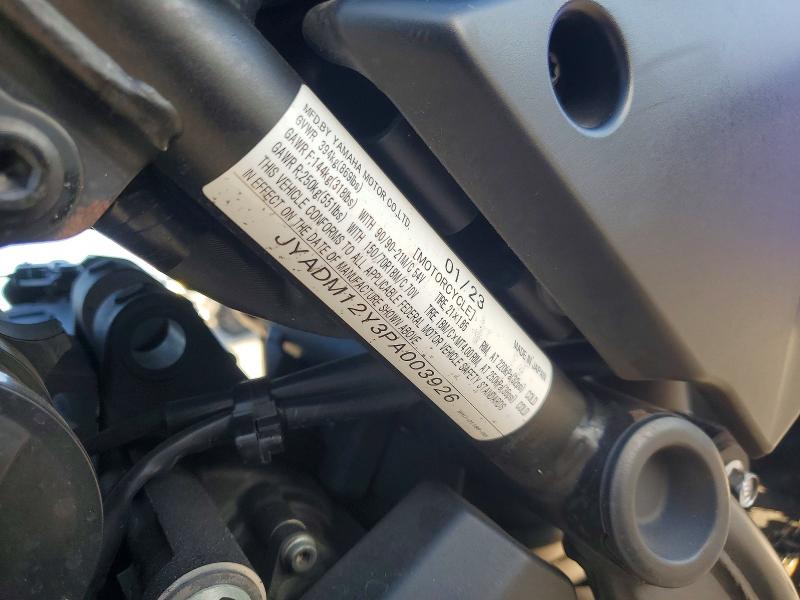 Aukcja sprzedaży 2023 Yamaha Xtz690, vin: JYADM12Y3PA003926, numer aukcji: 54094076