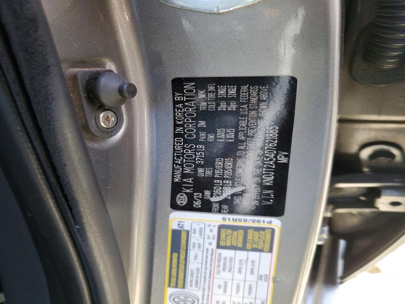 Aukcja sprzedaży 2013 Kia Soul, vin: KNDJT2A54D7621885, numer aukcji: 53412406