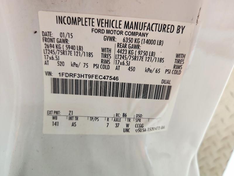 Aukcja sprzedaży 2015 Ford F350, vin: 1FDRF3HT9FEC47546, numer aukcji: 54828186