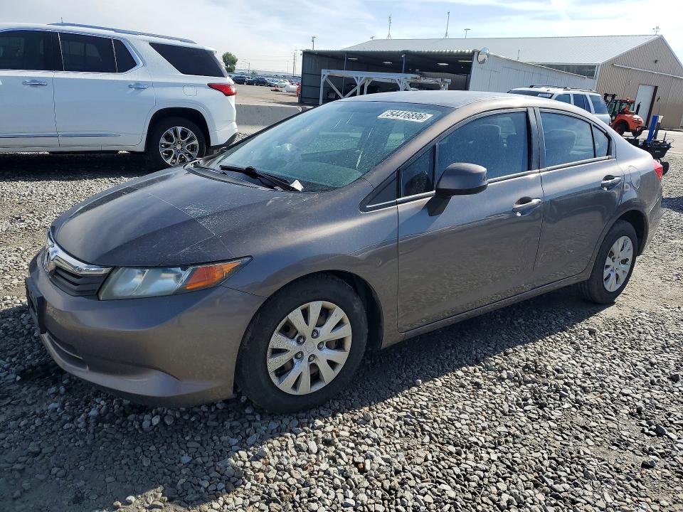 2012 Honda Civic მანქანა იყიდება აუქციონზე, vin: 2HGFB2F51CH556080, აუქციონის ნომერი: 54416896