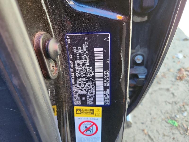 Продаж на аукціоні авто 2011 Lexus Rx, vin: 2T2BK1BA9BC111827, номер лоту: 52295596