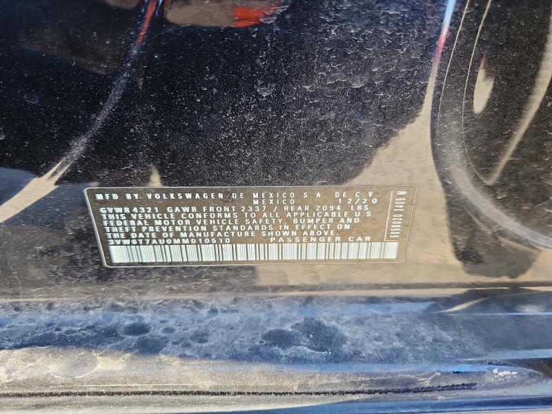 Продажа на аукционе авто 2021 Volkswagen Gti, vin: 3VW6T7AU0MM010510, номер лота: 53214646