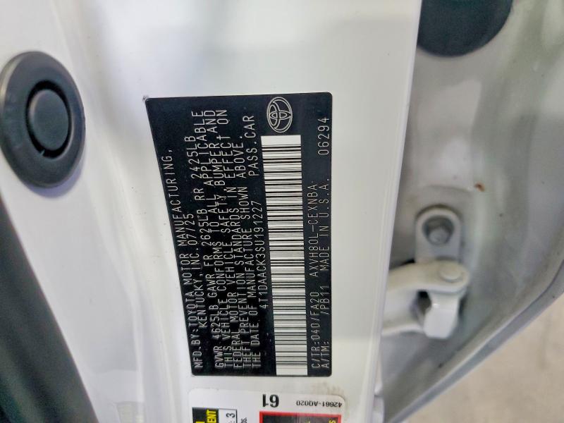 Aukcja sprzedaży 2025 Toyota Camry, vin: 4T1DAACK3SU191227, numer aukcji: 53227046
