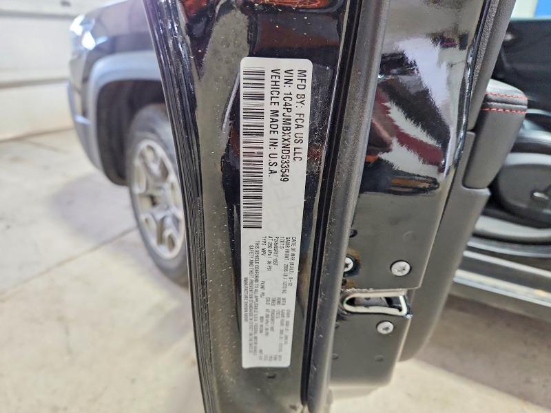 Aukcja sprzedaży 2022 Jeep Cherokee, vin: 1C4PJMBXXND533549, numer aukcji: 54650126