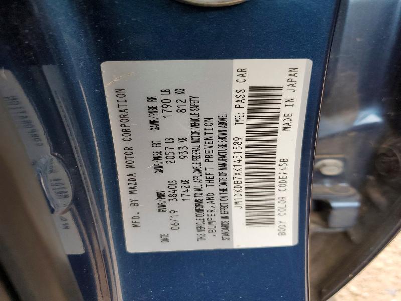 Продаж на аукціоні авто 2019 Mazda Cx-3, vin: JM1DKDB7XK1451589, номер лоту: 54511416