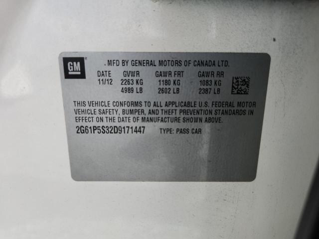2013 Cadillac Xts მანქანა იყიდება აუქციონზე, vin: 2G61P5S32D9171447, აუქციონის ნომერი: 54750716
