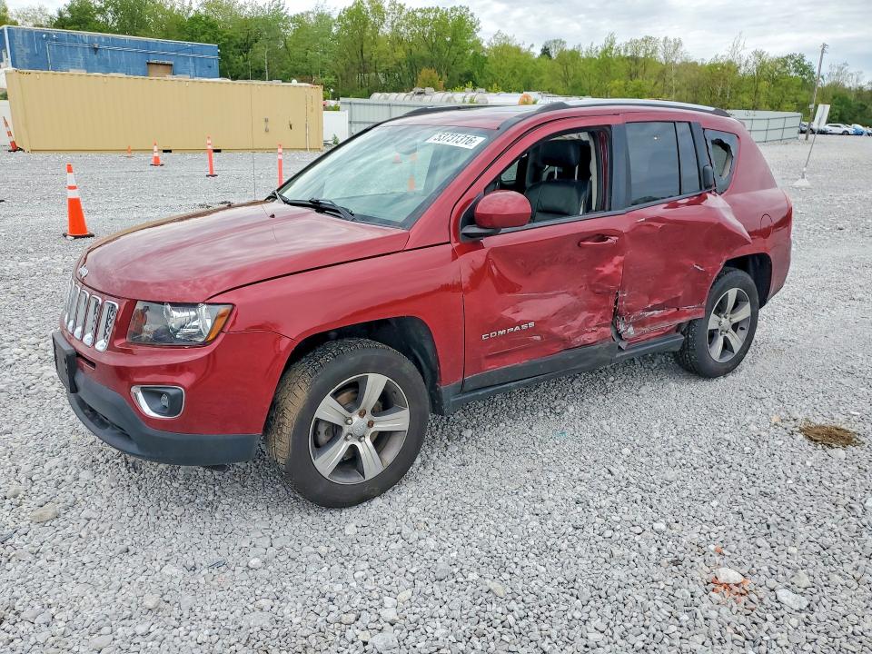 2017 Jeep Compass მანქანა იყიდება აუქციონზე, vin: 1C4NJDEB9HD193791, აუქციონის ნომერი: 53731316