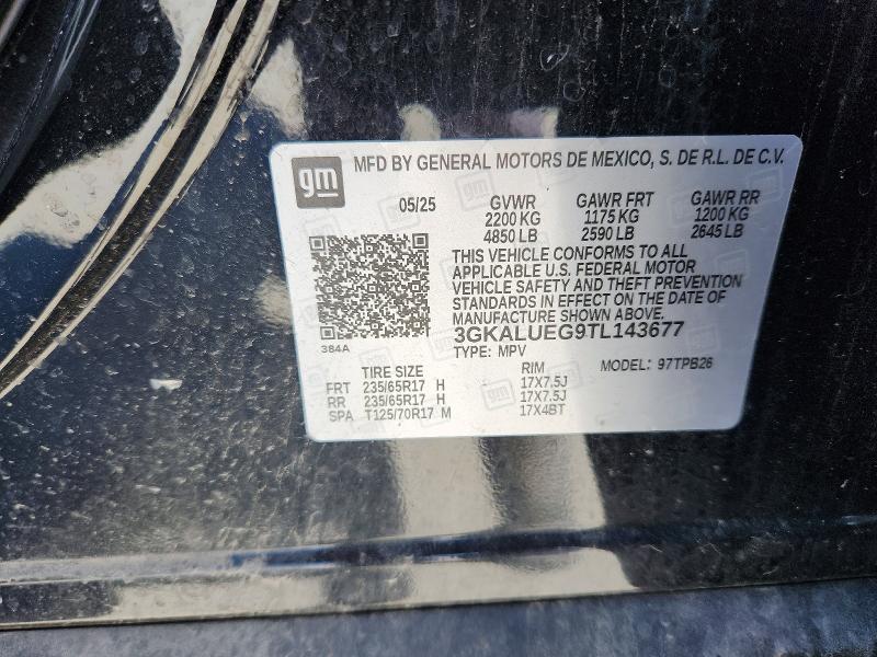 Aukcja sprzedaży 2026 Gmc Terrain, vin: 3GKALUEG9TL143677, numer aukcji: 52688596