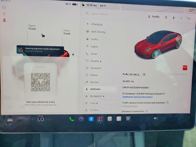 Aukcja sprzedaży 2023 Tesla Model 3, vin: 5YJ3E1EA8PF435902, numer aukcji: 53603326