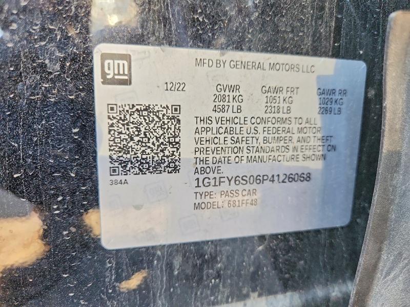 Продажа на аукционе авто 2023 Chevrolet Bolt Euv, vin: 1G1FY6S06P4126068, номер лота: 53532766
