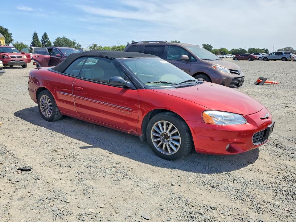 2001 Chrysler Sebring მანქანა იყიდება აუქციონზე, vin: 1C3EL55U61N601055, აუქციონის ნომერი: 54339636