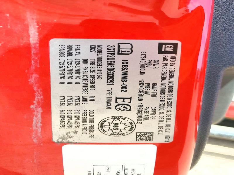 2013 Gmc Sierra მანქანა იყიდება აუქციონზე, vin: 3GTP2UEA5DG339291, აუქციონის ნომერი: 52315386