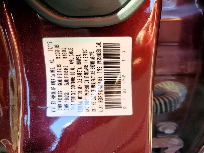 Aukcja sprzedaży 2015 Honda Accord, vin: 1HGCR2F82FA234088, numer aukcji: 55308186
