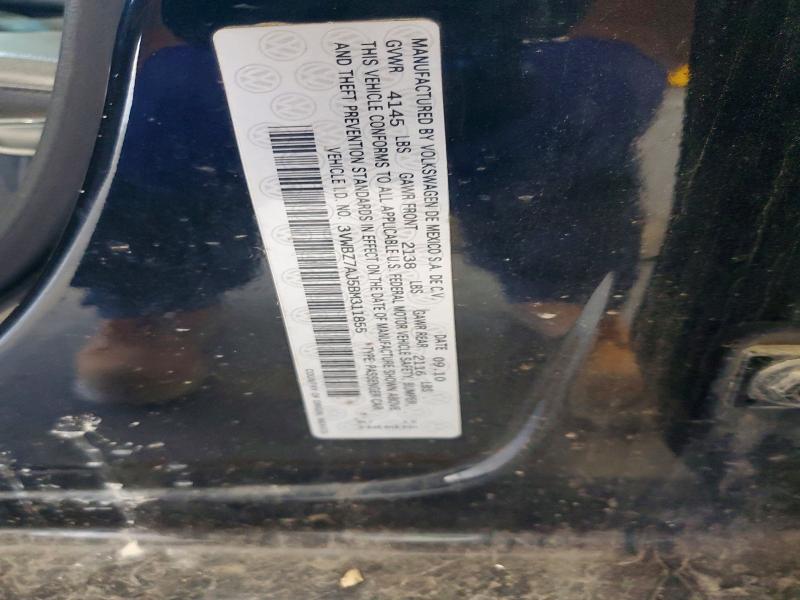 Продаж на аукціоні авто 2011 Volkswagen Jetta, vin: 3VWBZ7AJ5BM311855, номер лоту: 53798676
