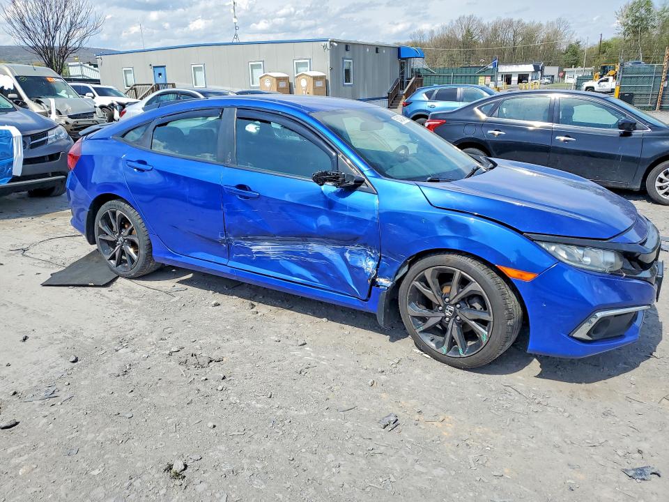 2020 Honda Civic მანქანა იყიდება აუქციონზე, vin: 2HGFC2F85LH581992, აუქციონის ნომერი: 52406486