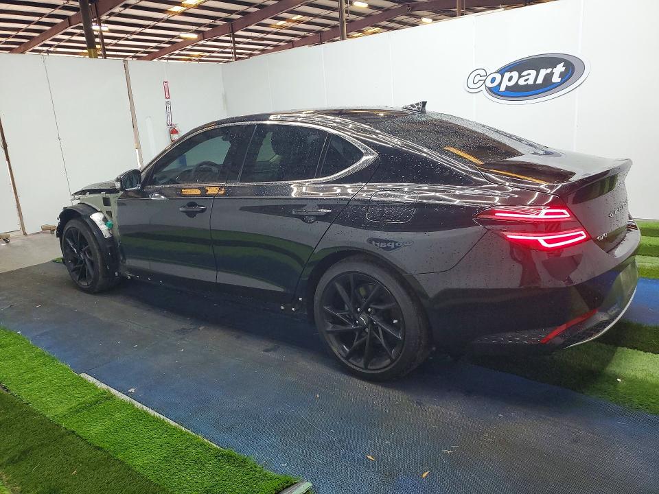 2022 Genesis G70 მანქანა იყიდება აუქციონზე, vin: KMTG34TA6NU092525, აუქციონის ნომერი: 52171616