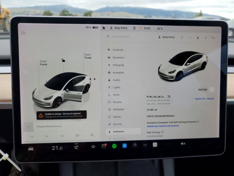 51031586 :رقم المزاد ، 5YJ3E1EBXNF180630 vin ، 2022 Tesla Model 3 مزاد بيع