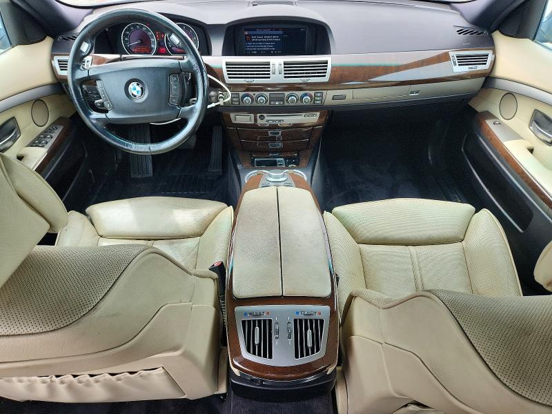 2008 Bmw 750 მანქანა იყიდება აუქციონზე, vin: WBAHN83588DT80457, აუქციონის ნომერი: 52502276