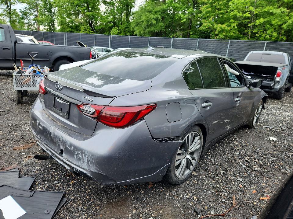53480946 :رقم المزاد ، JN1EV7CR1PM542398 vin ، 2023 Infiniti Q50 مزاد بيع
