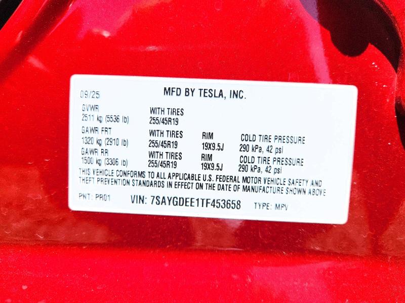 Aukcja sprzedaży 2026 Tesla Model Y, vin: 7SAYGDEE1TF453658, numer aukcji: 51592536