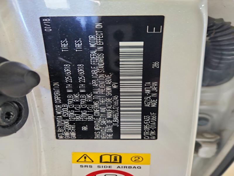 Aukcja sprzedaży 2018 Lexus Nx 300, vin: JTJBARBZ3J2166246, numer aukcji: 54869396