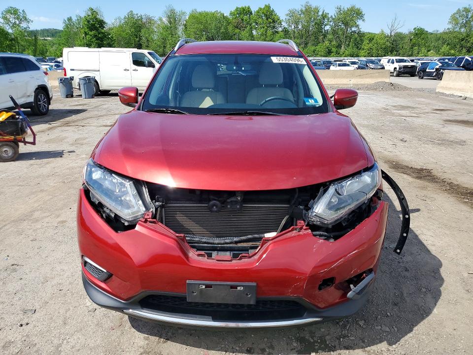 Продаж на аукціоні авто 2016 Nissan Rogue, vin: KNMAT2MV7GP711855, номер лоту: 55304096