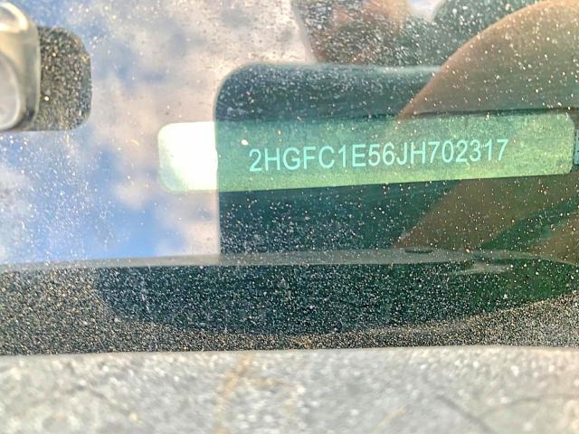 54177826 :رقم المزاد ، 2HGFC1E56JH702317 vin ، 2018 Honda Civic مزاد بيع