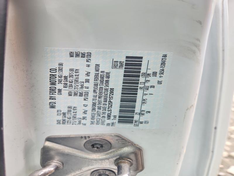 2023 Ford Transit Connect მანქანა იყიდება აუქციონზე, vin: NM0LS7S25P1572908, აუქციონის ნომერი: 52731756