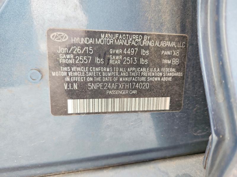 Продаж на аукціоні авто 2015 Hyundai Sonata, vin: 5NPE24AFXFH174020, номер лоту: 52132376