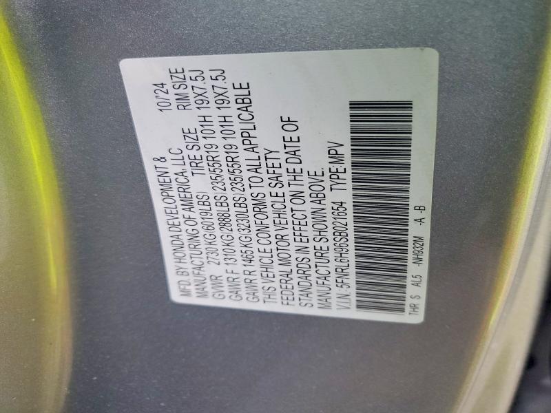 Продаж на аукціоні авто 2025 Honda Odyssey, vin: 5FNRL6H96SB021654, номер лоту: 52587066