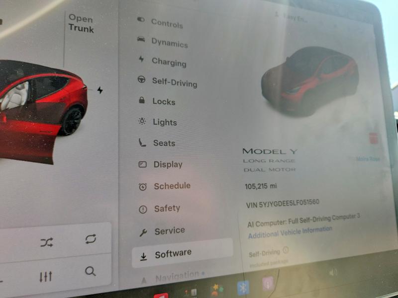 Продаж на аукціоні авто 2020 Tesla Model Y, vin: 5YJYGDEE5LF051560, номер лоту: 51915516