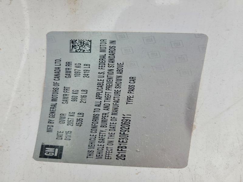 Продажа на аукционе авто 2015 Chevrolet Camaro, vin: 2G1FB1E30F9206911, номер лота: 54042706