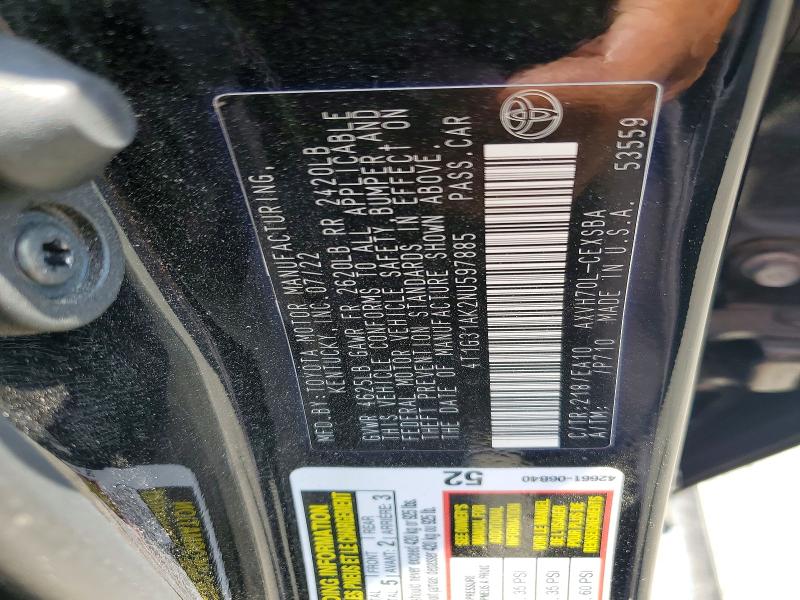 Продажа на аукционе авто 2022 Toyota Camry Hybrid, vin: 4T1G31AK2NU597885, номер лота: 52942186