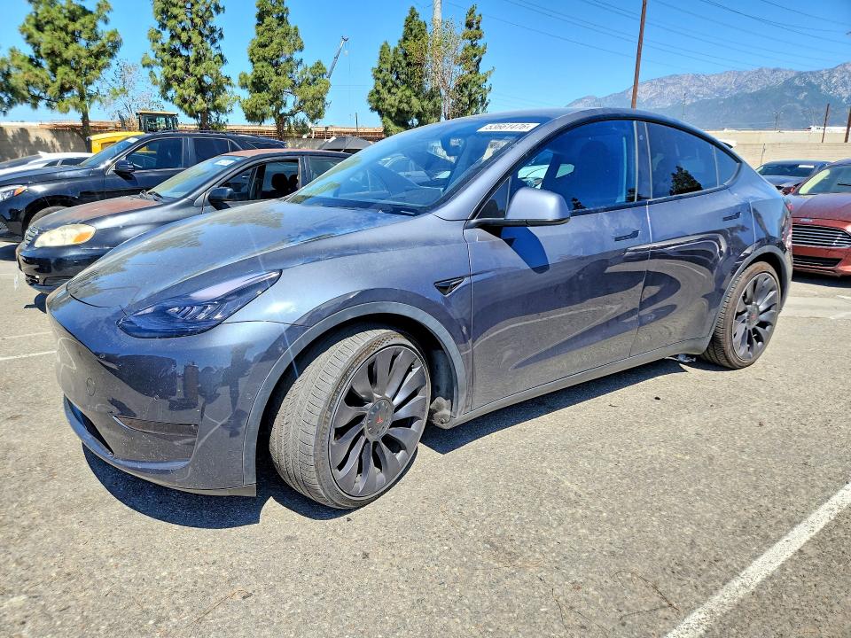Продажа на аукционе авто 2020 Tesla Model Y, vin: 5YJYGDEF5LF057206, номер лота: 53661476