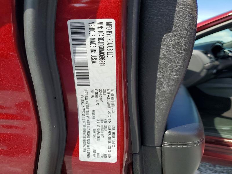 Продажа на аукционе авто 2021 Dodge Durango, vin: 1C4RDJDG0MC696291, номер лота: 53042386