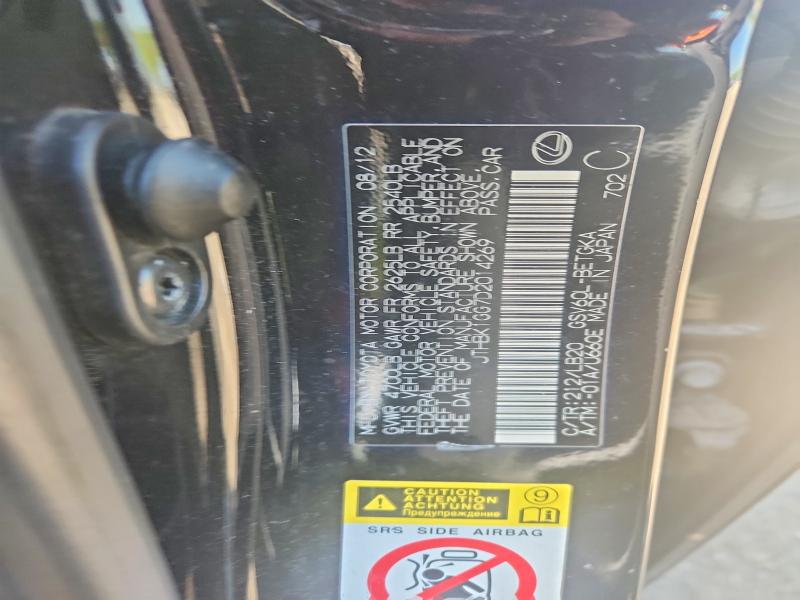Aukcja sprzedaży 2013 Lexus Es, vin: JTHBK1GG7D2014269, numer aukcji: 52746246