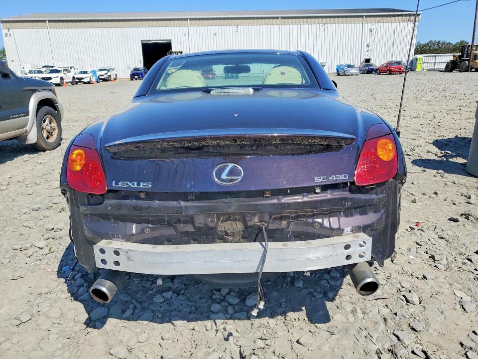 54020336 :رقم المزاد ، JTHFN48YX20004863 vin ، 2002 Lexus Sc مزاد بيع