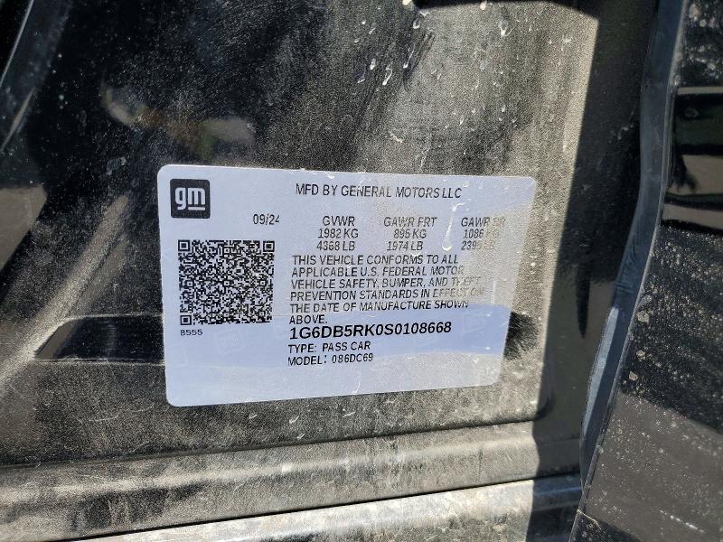 Aukcja sprzedaży 2025 Cadillac Ct4, vin: 1G6DB5RK0S0108668, numer aukcji: 55506456