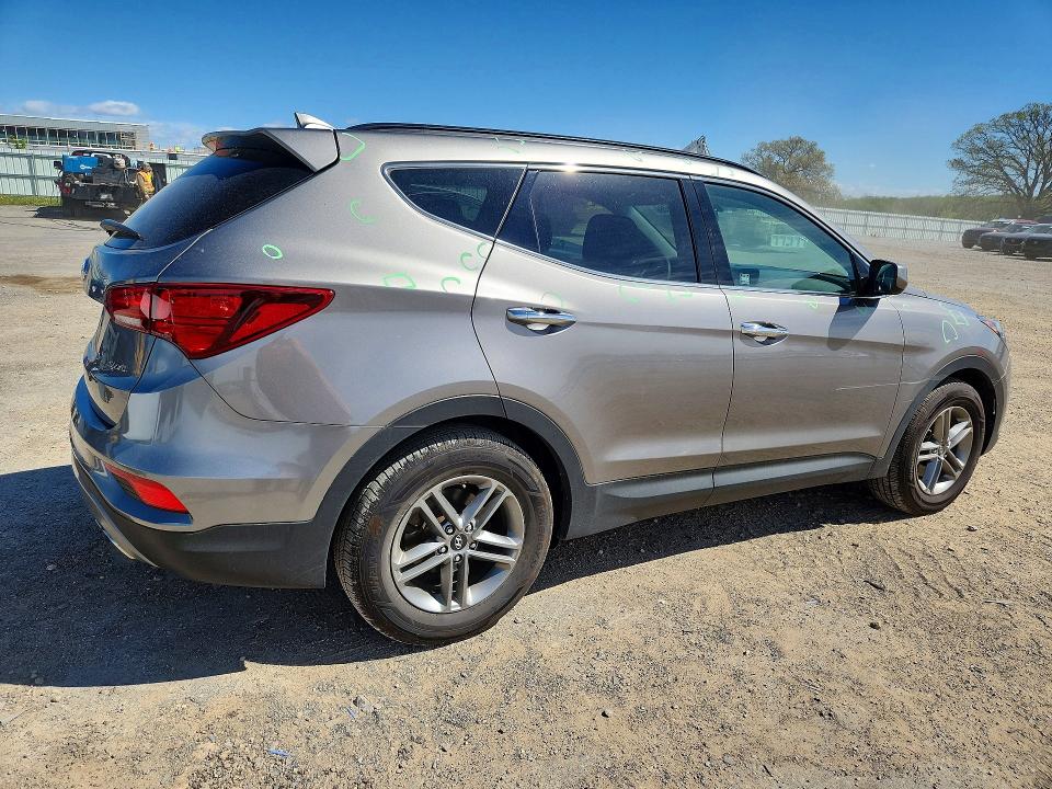 52371466 :رقم المزاد ، 5XYZU3LB5HG390240 vin ، 2017 Hyundai Santa Fe Sport مزاد بيع