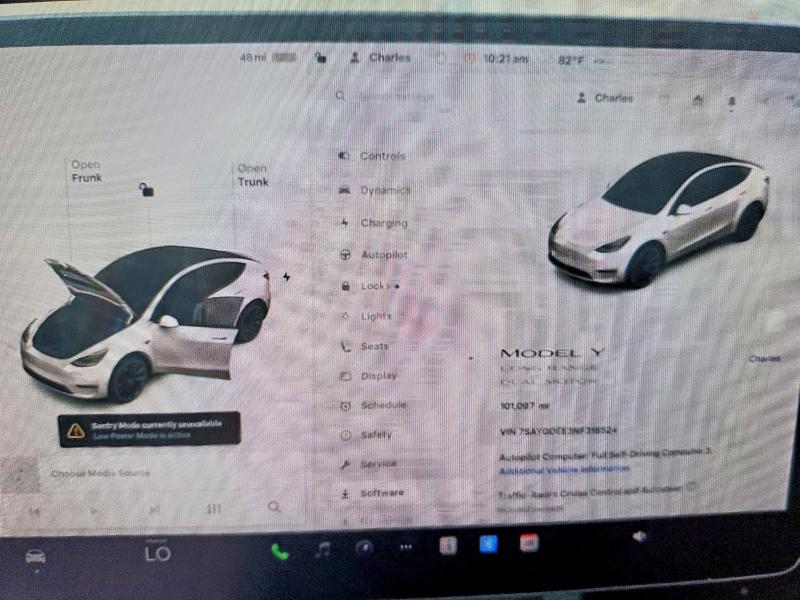 2022 Tesla Model Y მანქანა იყიდება აუქციონზე, vin: 7SAYGDEE3NF318524, აუქციონის ნომერი: 53041706