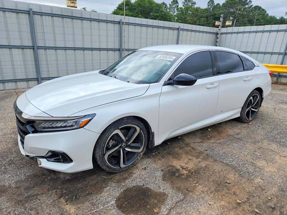 52486286 :رقم المزاد ، 1HGCV1F3XMA082763 vin ، 2021 Honda Accord مزاد بيع