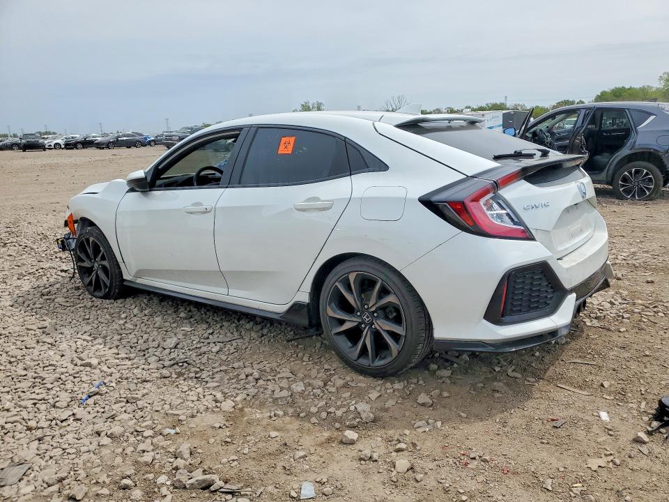 53007706 :رقم المزاد ، SHHFK7H44JU237418 vin ، 2018 Honda Civic مزاد بيع